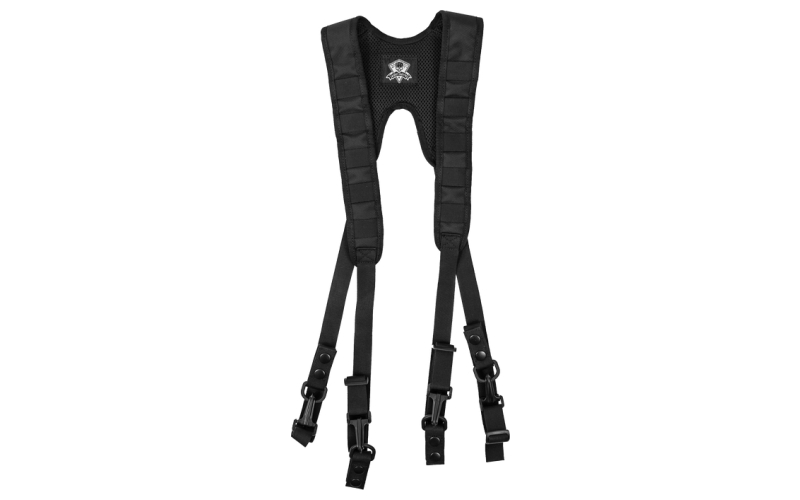 Grey Ghost Gear LE Duty Belt Suspenders, Harness, Black 10017-2
