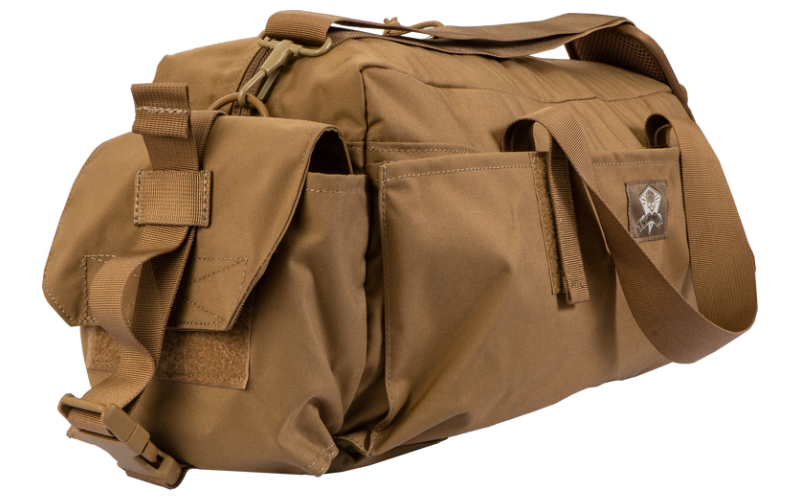 Grey Ghost Gear Transport Bag, Ideal Size for Storing in a Vehicle, the Main Compartment has Ample Room for a Handgun or Even a Folded PDW/SBR, 11"H X 22"W X 5"D, Coyote Brown 4601-14