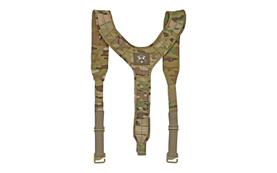 Grey Ghost Gear UGF 3 Point Suspenders, Harness, For UGF Battle Belt, MultiCam 9037-5