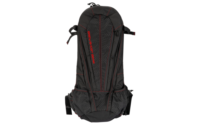 Grey Ghost Gear Apparition SBR Bag, Backpack, Can Fit a 10.5" or Shorter SBR,  Black w/ Red Thread, 27"H Without Extended Bottom/33"H With Extended Bottom X 12"W X 4"D GTG5874-2-2D
