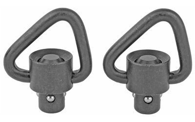 GrovTec Recessed Plunger Heavy Duty Push Button Swivels, Manganese Phosphate, Angled Loop GTSW263