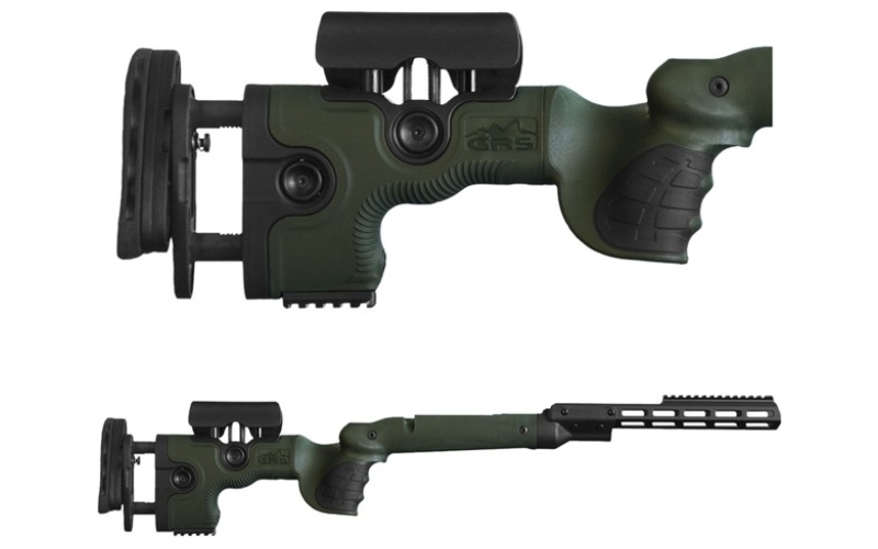 Grs Riflestocks Savage 110/112 la warg stock bottom bolt release fcp green