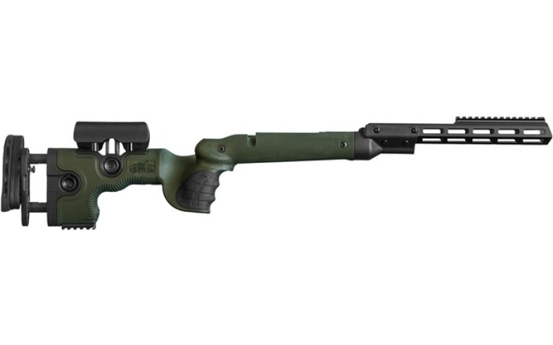 Grs Riflestocks Savage 16 sa warg stock bottom bolt release green
