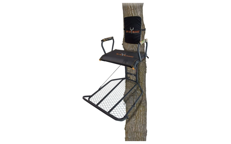 Big game captain xc hang-on treestand 20 lb supports up to 300 lbs