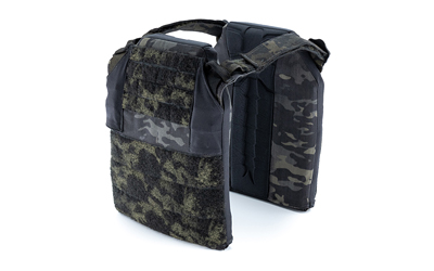 Haley Strategic Partners Thorax, Plate Bags, Large, Compatible with All HSP Chest Rigs and Placards, Accommodates .75" to 1.125" Thick Plates, Multicam Black TPC-1-LG-MCB