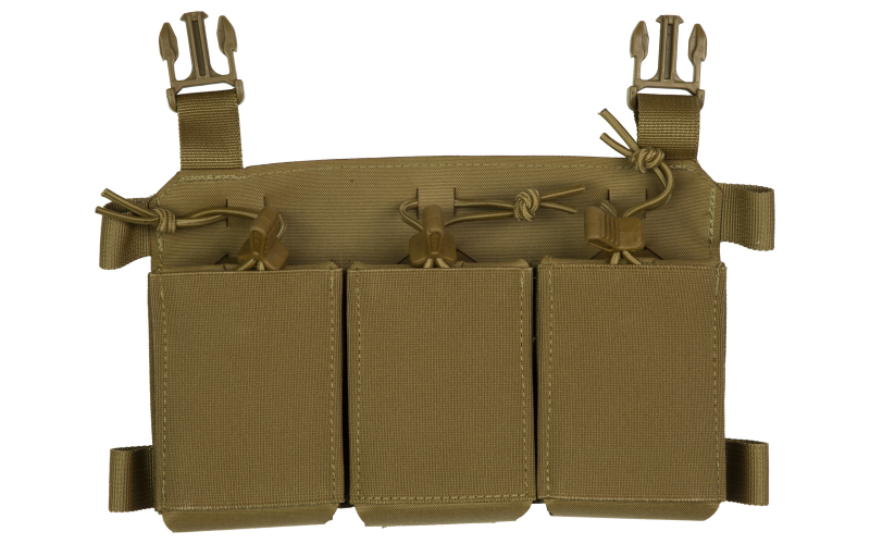 Haley Strategic Partners Thorax, Triple Rifle Mag Placard, Fits (3) Rifle Magazines, Includes MP2 Inserts, 500D/1000D Nylon Laminate Construction, Coyote Brown TPC_TRMP_MP2-2-3-COY