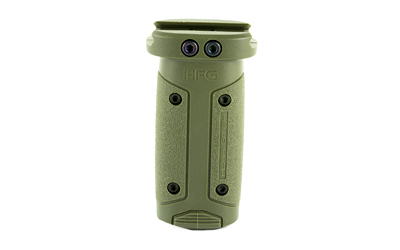 Hera USA HFG Vertical Front Grip, Fits AR-15, Internal Compartment, OD Green 11.09.03