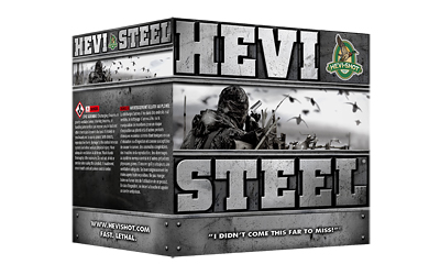 HEVI-Shot HEVI-Shot, HEVI-Steel, 12 Gauge 3", Max Dram, 1 1/4 oz, #3 Shot Size, 25Rd Box HS60003