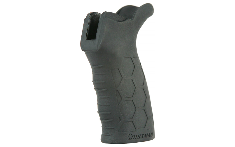 HEXMAG Tactical Rubber Grip, Fits AR-15, Black HX-HTG-BLK
