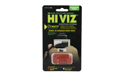 Hi-Viz Litewave Sight, Fits Ruger MKII, MKIII, Buckmark, Single 6 HRBLW01
