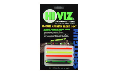 Hi-Viz Magnetic Sight, Fits Narrow Shotgun Rib .219"-.312", 4 Color M300