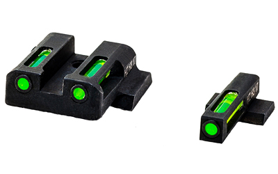Hi-Viz LiteWave H3 Tritium/Litepipe Night Sights, Fits S&W M&P, Green Front and Rear MPN321