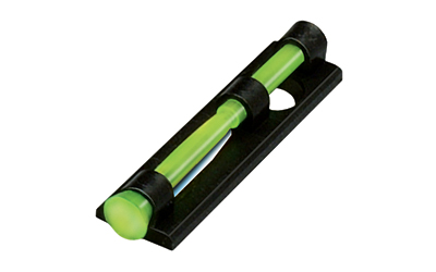 Hi-Viz CompSight, Interchangeable Shotgun Sight. Screw-Attach design replaces the front bead on a shotgun. Fits most vent-ribbed shotguns with removable front bead. Includes four Green, three Red, and one White replaceable LitePipes in four diameters. PM1002