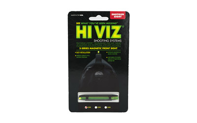 Hi-Viz Magnetic Front Sight, Fits Shotgun Rib .171"-.265", Ultra Narrow, Green S200-G