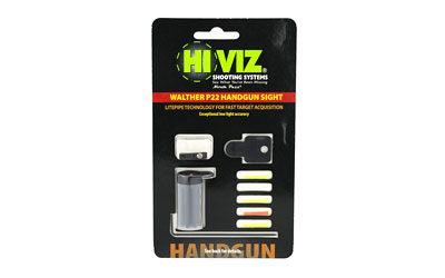 Hi-Viz Interchangeable Sight, Fits Walther P22, Front Only WAL2012