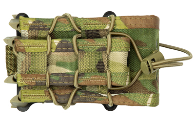 High Speed Gear X2RP TACO, Dual Rifle Magazine Pouch, Molle, Fits Most Rifle Magazines, Single Pistol Magazine Pouch, Fits Most Pistols Magazines, Hybrid Kydex and Nylon, Multicam 112RP0MC