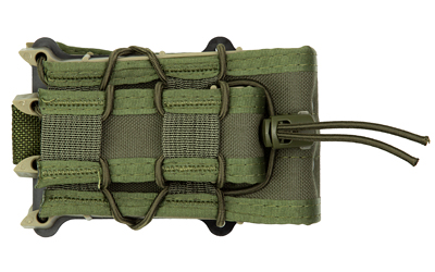 High Speed Gear X2RP TACO, Dual Rifle Magazine Pouch, Molle, Fits Most Rifle Magazines, Single Pistol Magazine Pouch, Fits Most Pistols Magazines, Hybrid Kydex and Nylon, Olive Drab Green 112RP0OD