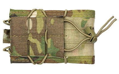 High Speed Gear Rifle TACO, Single Magazine Pouch, MOLLE, Fits Most Rifle Magazines, Hybrid Kydex and Nylon, Multicam 11TA00MC
