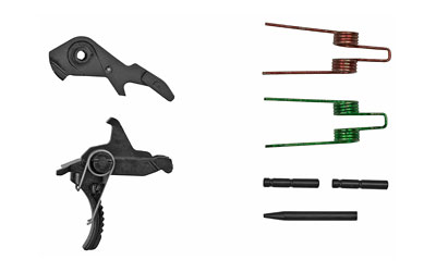 Hiperfire Enhanced Duty Trigger (EDT), Sharp Shooter, Trigger Assembly, Fits AR15/AR10, Medium 4.5 And 5.5 Lb Pulls, Black Finish EDTSS
