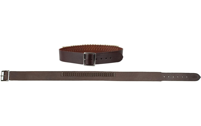Hunter leather cartridge belt .45 caliber 34" - 39" medium antique brown