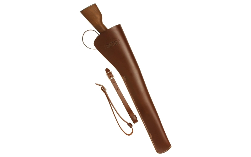 Hunter leather trapper scabbard ranch hand
