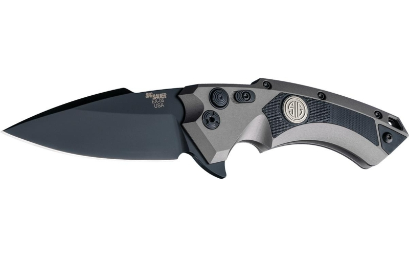 Hogue sig sauer x5 spear point flipper knife gray (3.5" black)