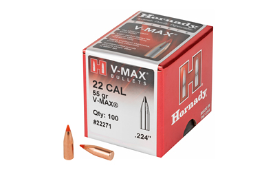 HRNDY V-MAX 22 CAL .224 55GR 100CT