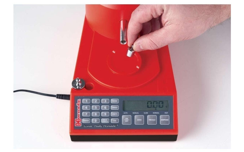 Lock-n-load auto charge powder dispenser