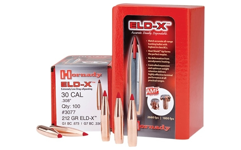 Hornady 6mm (0.243  ) 90gr eld-x 100/box