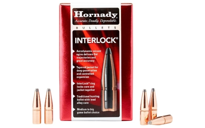 Hornady 9.3mm (0.366'' ) 286gr interlock spire point 50/box