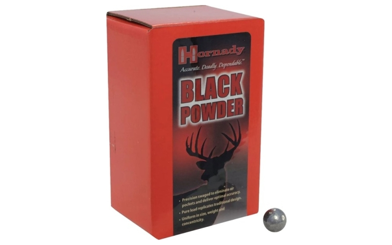 Hornady 54 caliber (0.520'' ) lead balls 100/box