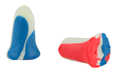Howard Leight Super Leight Ear Plugs, Foam, NRR 33, Uncorded, Red/White/Blue, 10 Pair R-01891