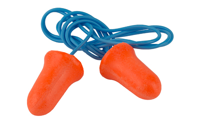 Howard Leight Disposable Super Leight Ear Plug, Foam, Orange , NRR 33, With Cord, 50 Pair R-33333