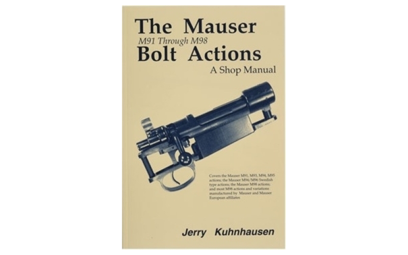 Heritage Gun Books Mauser m91-m98 bolt actions shop manual