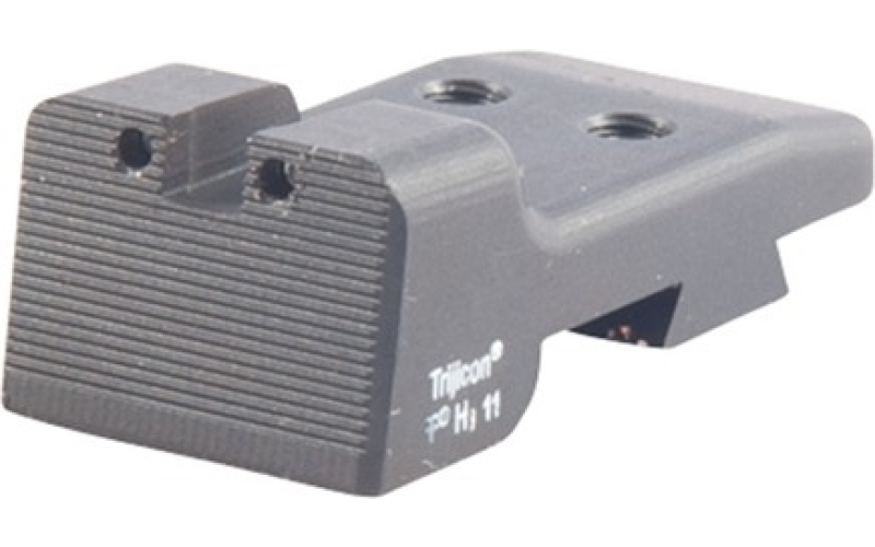 Harrison Design & Consulting Bo-mar-cut rear sight, 2-dot tritium