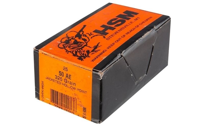 Hsm Ammunition 50 action express 325gr hollow point 25/box