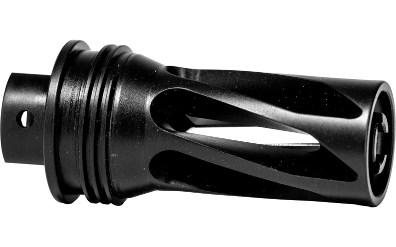 HUXWRX Safety Company Flash Hider-QD 556, 1/2X28 Long (2.7"), .223 Remington/5.56NATO, Flash Hider, Quick Detach Suppressor Mount, Compatible with HX-QD 556K, 556, 762, 762 Ti, Magnum Ti Suppressors, Black 2885