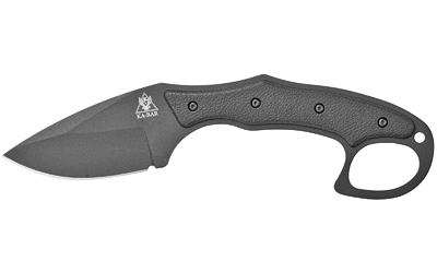 KA-BAR Knives TDI Pocket Strike, Fixed Blade, 3.188" Blade Length, 7.75" Overall Length, Matte Finish, Black, Plain Edge, Drop Point, AUS 8 Steel, Black Nylon/Fiberglass Handle, Nylon Pocket Sheath 2491