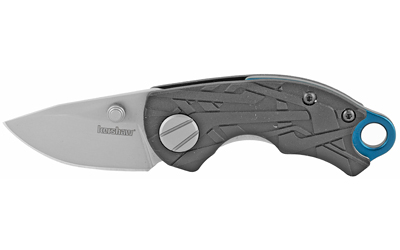 Kershaw Aftereffect, 1.7" Folding Knife, Drop Point, Plain Edge, 8CR13MOV Bead-Blasted, Black Glass-Filled Nylon Handle 1180