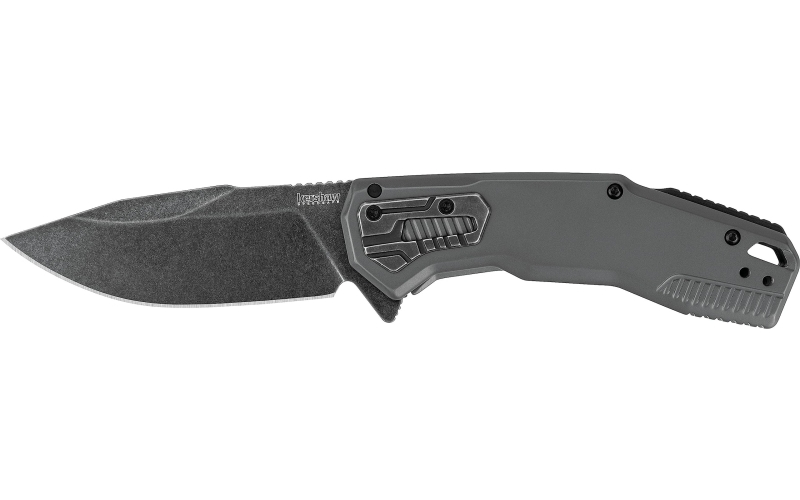 Kershaw Cannonball, Folding Knife, 3.5" BlackWash Gray Blade, Gray Handle 2061