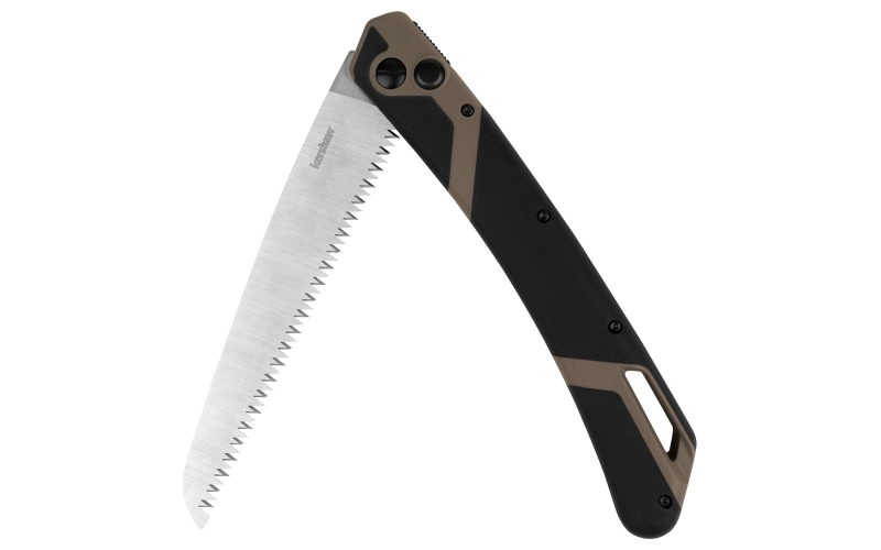 Kershaw Taskmaster Saw 2, Folding Knife, 7" Silver Blade, Black/Tan Handle 2556