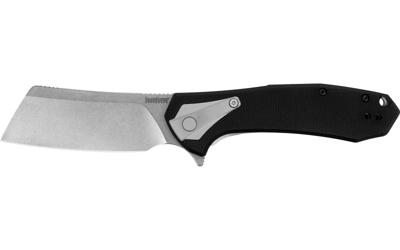 Kershaw Bracket, Folding Knife, 3.4" Silver Blade, Black Handle 3455