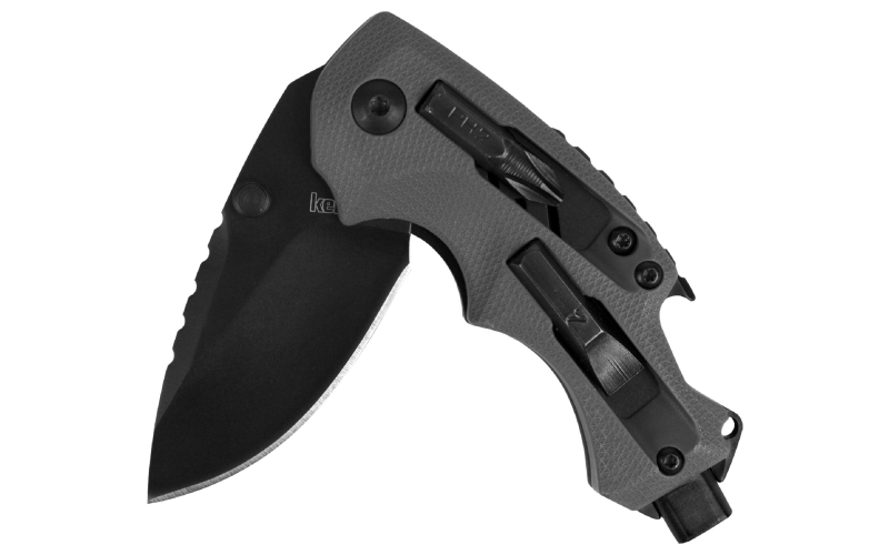 Kershaw Shuffle DIY Folding Knife, 2.4" Blade, Gray Handle, Bottle Opener, Bit Driver 8720