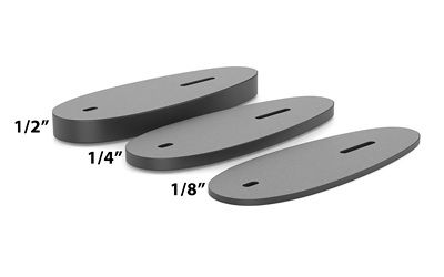 Kick-EEZ Spacer for Recoil Pad, 1/2" Thick, Matte Finish, Black 701-120
