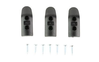Kimber America Magazine Extended Base Pad, For Kimber 1911 Magazines (Will Not Work with KimPro Magazines), Matte Finish, Black, Set of 3 4100300