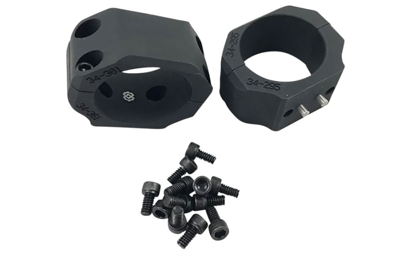 Kinetic Development Group, LLC 34mm modular optics mount ring set