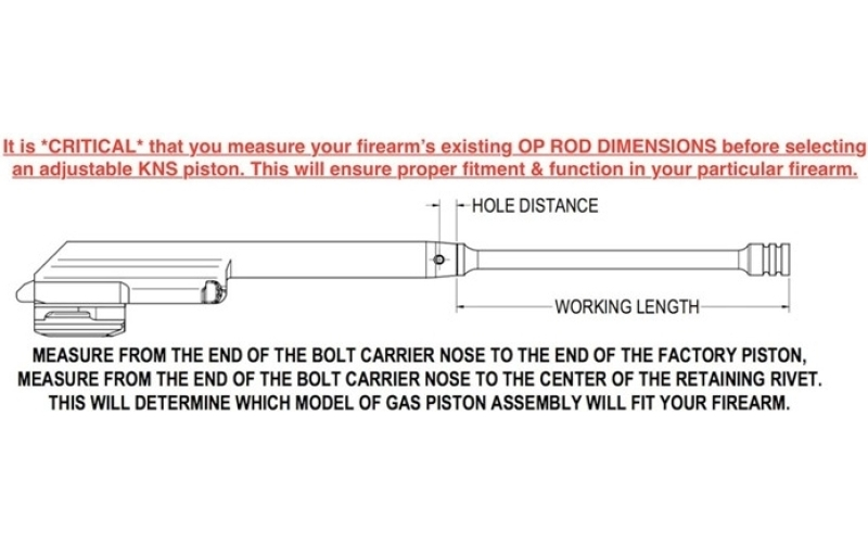 KNS Precision, Inc. Adjustable gas piston system m85