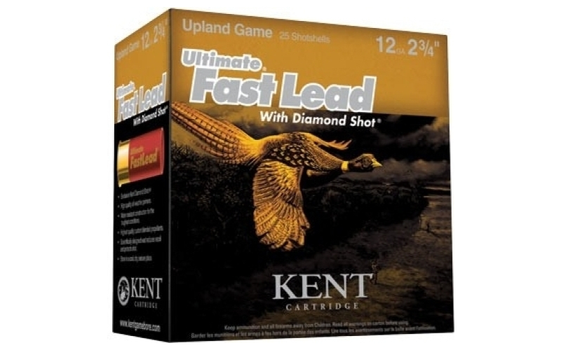 Kent Cartridge Kent ammo ultimate fast lead 12ga 2 3/4in 4 1/4dr 1400 fps 1