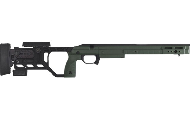 Kinetic Research Group Tikka t3x chassis fixed stock sako green
