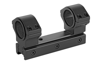 Konus One-Piece Ring Mount, Fits 32mm to 52mm Objective Lenses, For 1" and 30mm Scopes, Matte Black 7237